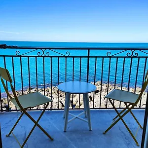 Coastal Seaview & Balcony Street View Cefalú